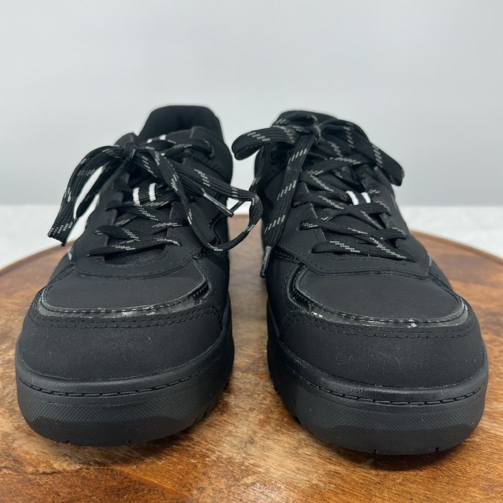 CAT Shoes Wm 9.5 Black Lace up Safety Comp Toe Sneakers Slip Oil Resistant - Picture 2 of 14